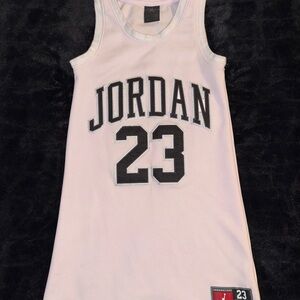 Jordan Girls’ 23 Jersey Dress – Light Pink – Size S (8–10)